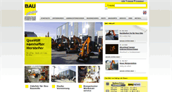 Desktop Screenshot of bau-baumaschinen.de